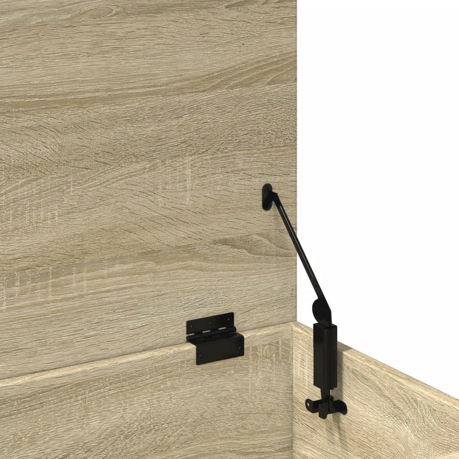 Opbergbox 100x42x46 cm bewerkt hout sonoma eikenkleurig
