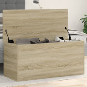 Opbergbox 100x42x46 cm bewerkt hout sonoma eiken