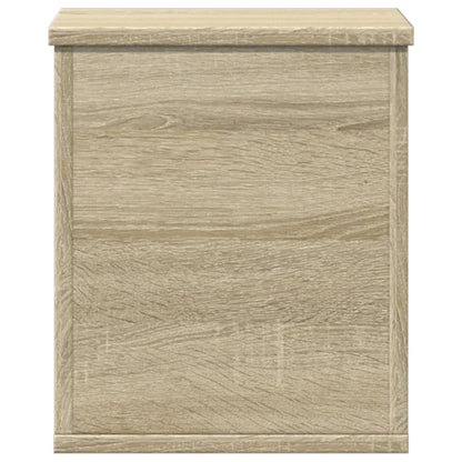 Opbergbox 30x35x35 cm bewerkt hout sonoma eikenkleurig