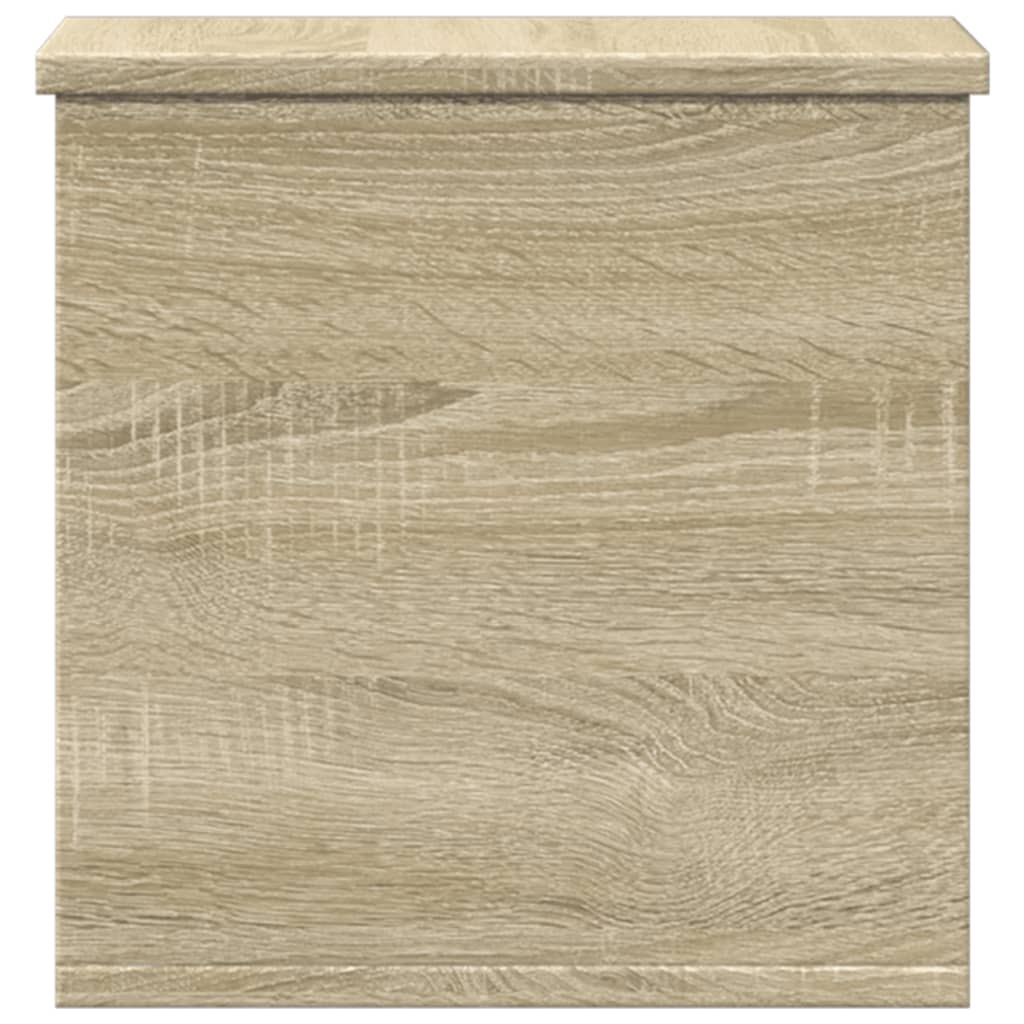 Opbergbox 30x35x35 cm bewerkt hout sonoma eikenkleurig