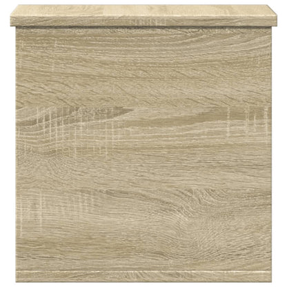 Opbergbox 30x35x35 cm bewerkt hout sonoma eikenkleurig