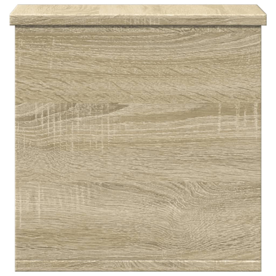 Opbergbox 30x35x35 cm bewerkt hout sonoma eikenkleurig