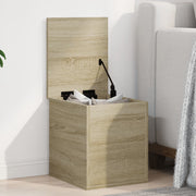 Opbergbox 30x35x35 cm bewerkt hout sonoma eiken