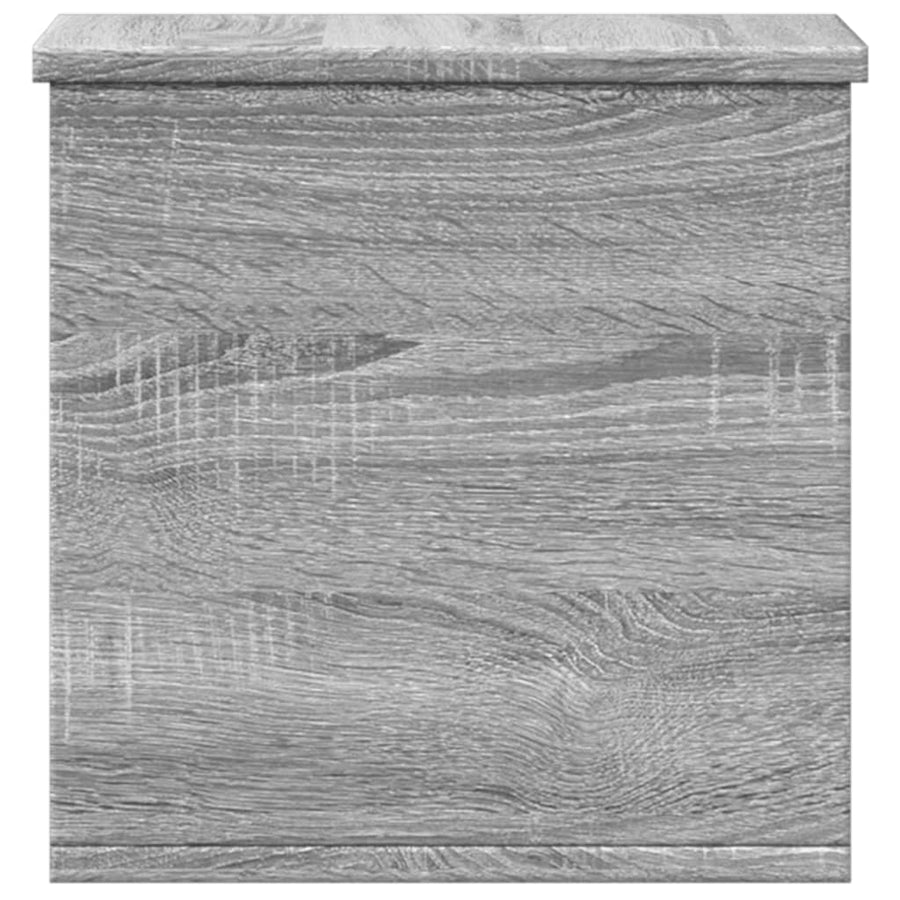 Opbergbox 30x35x35 cm bewerkt hout grijs sonoma eikenkleurig
