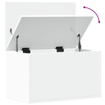 Opbergbox 60x35x35 cm bewerkt hout wit