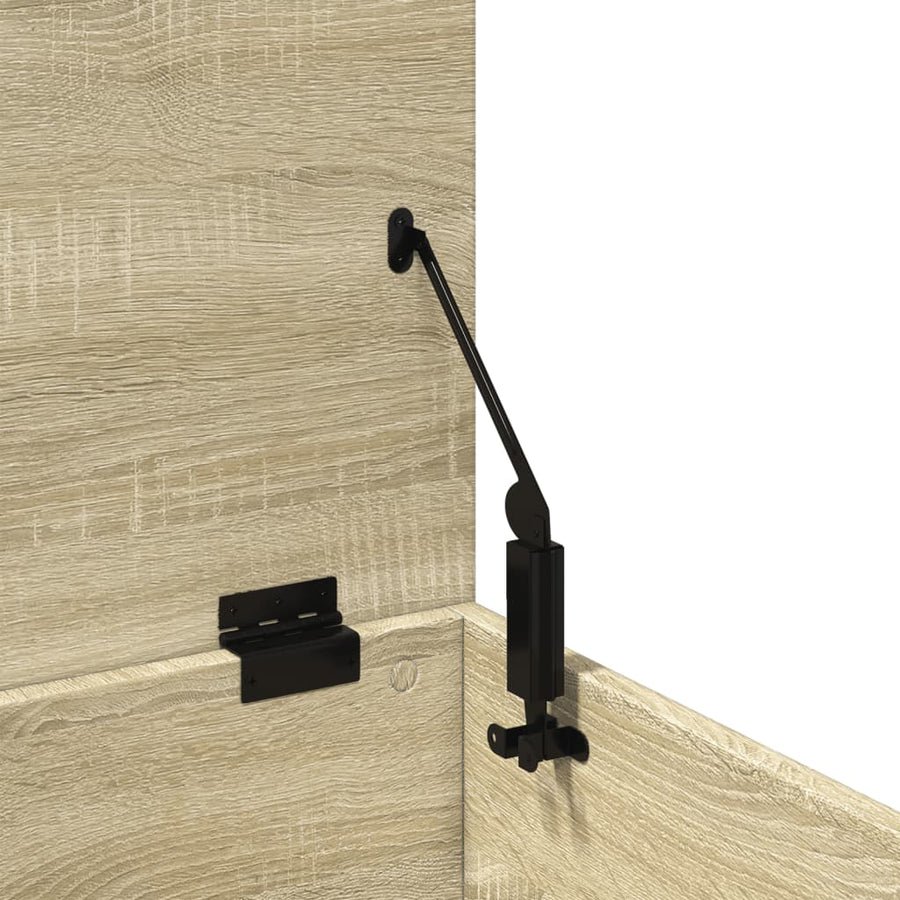Opbergbox Bewerkt Hout Kleurig 60 x 35 x 35 cm Sonoma eiken