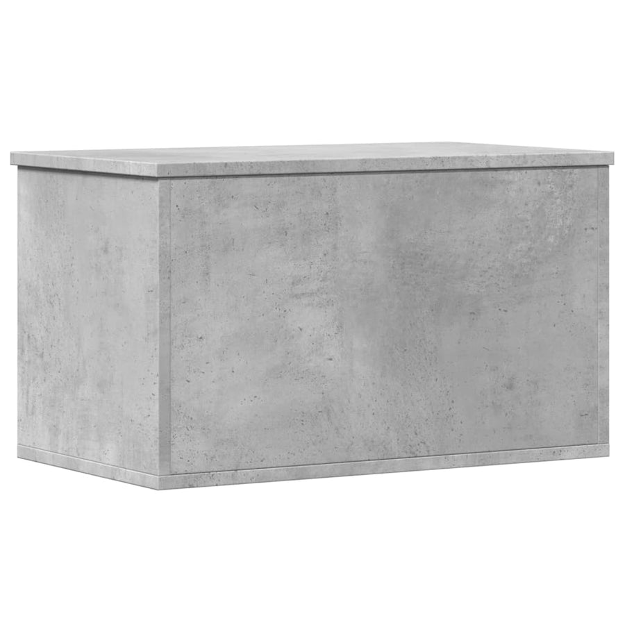 Opbergbox 60x35x35 cm bewerkt hout betongrijs