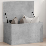 Storage box 60x35x35 cm treated wood concrete grey