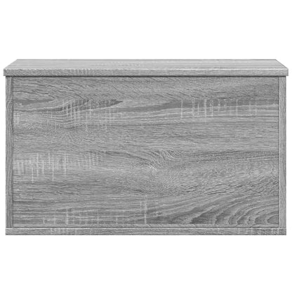 Opbergbox 60x35x35 cm bewerkt hout grijs sonoma eikenkleurig
