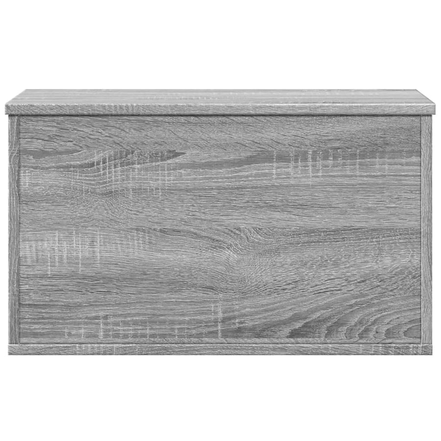 Opbergbox 60x35x35 cm bewerkt hout grijs sonoma eikenkleurig