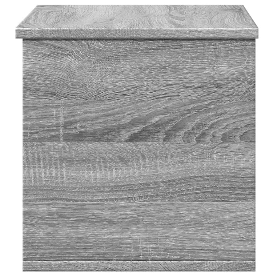 Opbergbox 60x35x35 cm bewerkt hout grijs sonoma eikenkleurig