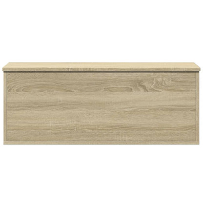 Opbergbox 90x35x35 cm bewerkt hout sonoma eikenkleurig