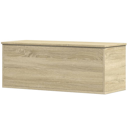 Opbergbox 90x35x35 cm bewerkt hout sonoma eikenkleurig