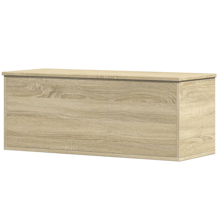 Opbergbox 90x35x35 cm bewerkt hout sonoma eikenkleurig