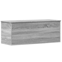 Opbergbox 90x35x35 cm bewerkt hout grijs sonoma eikenkleurig