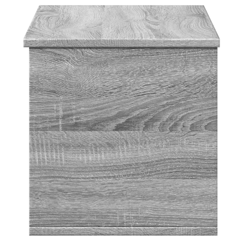 Opbergbox 90x35x35 cm bewerkt hout grijs sonoma eikenkleurig