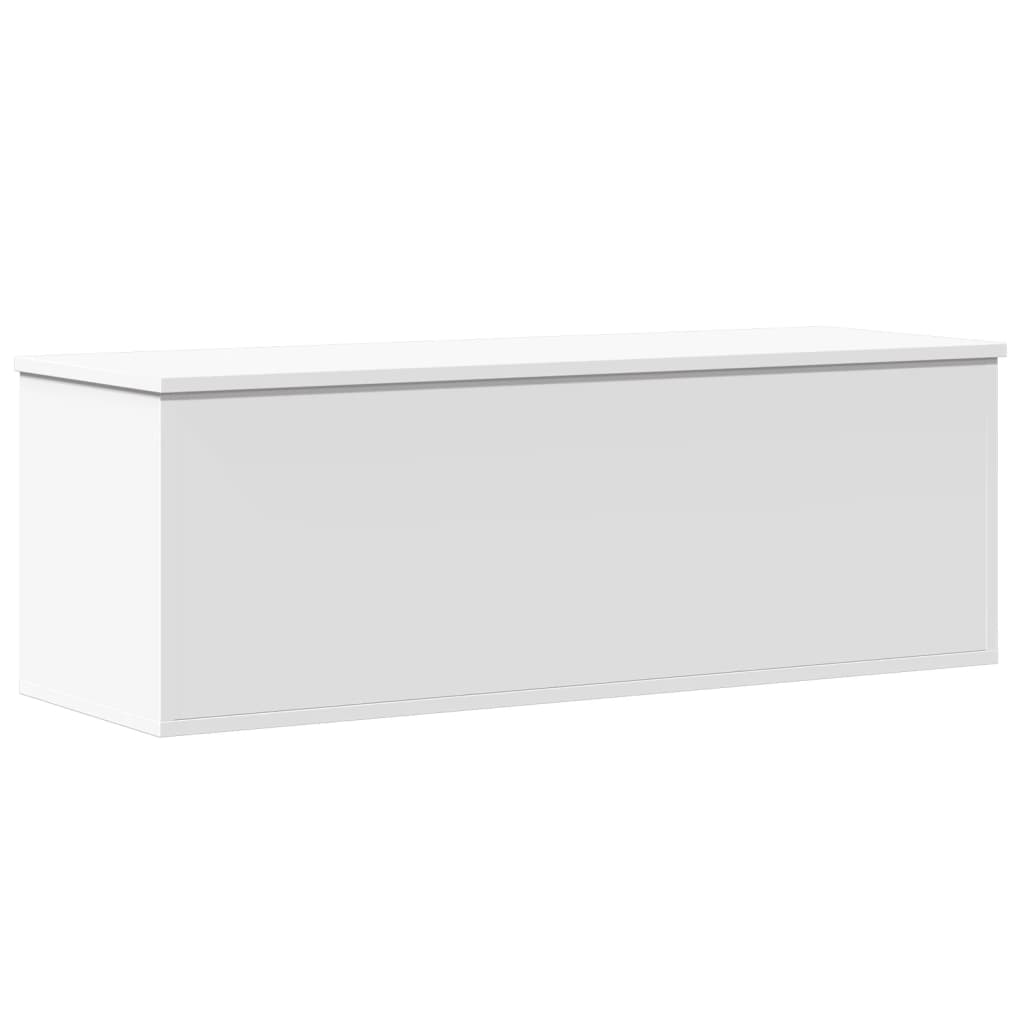 Opbergbox 102x35x35 cm bewerkt hout wit
