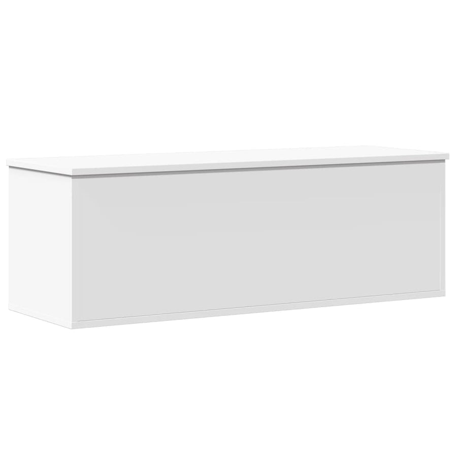 Opbergbox 102x35x35 cm bewerkt hout wit