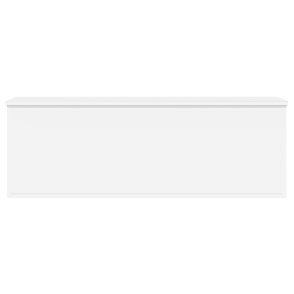 Opbergbox 102x35x35 cm bewerkt hout wit
