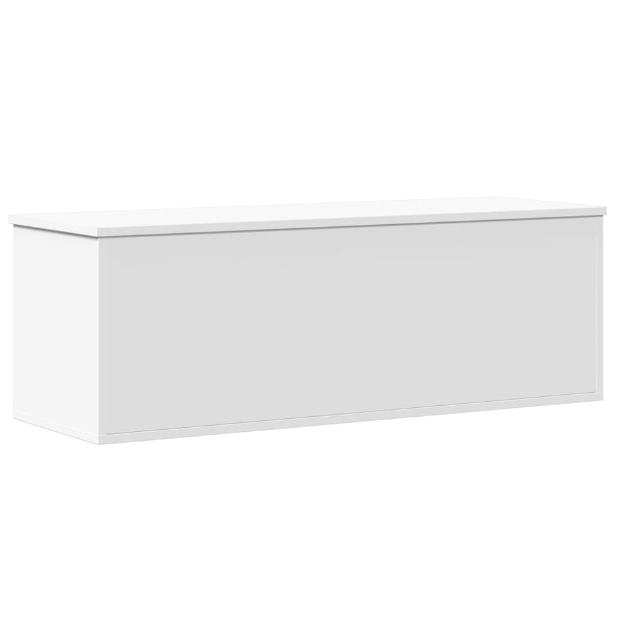 Opbergbox 102x35x35 cm bewerkt hout wit