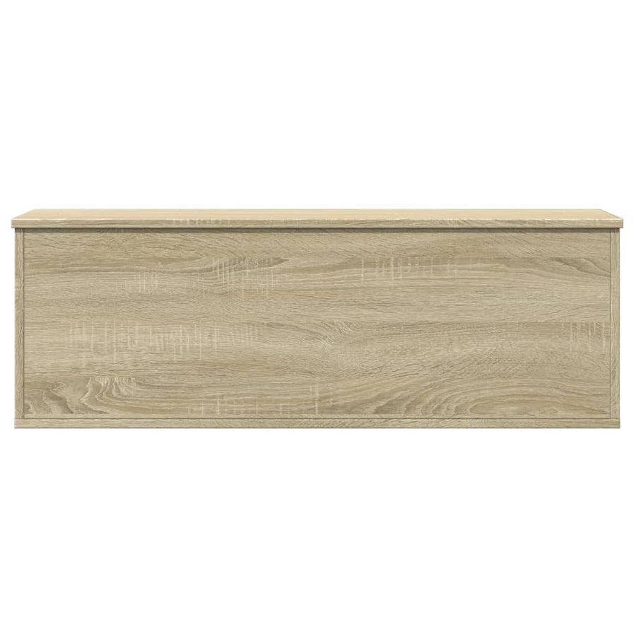 Opbergbox 102x35x35 cm bewerkt hout sonoma eikenkleurig
