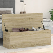 Opbergbox 102x35x35 cm bewerkt hout sonoma eiken