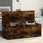 Opbergbox 102x35x35 cm bewerkt hout gerookt eiken