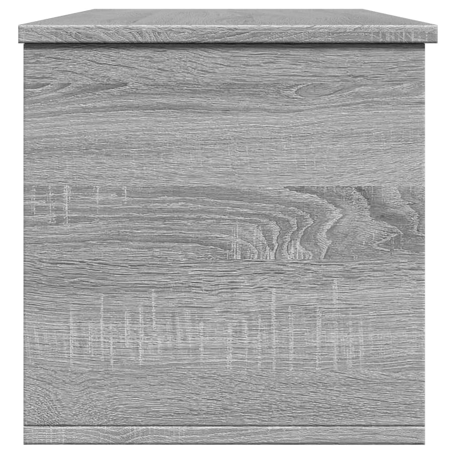 Opbergbox 102x35x35 cm bewerkt hout grijs sonoma eikenkleurig