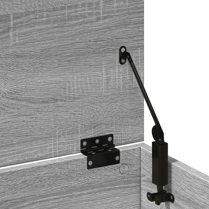 Opbergbox 102x35x35 cm bewerkt hout grijs sonoma eikenkleurig