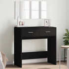 Dressing Table with Mirror 80x39x80 cm Black