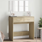 Kaptafel 80x39x80 cm sonoma eikenkleurig met spiegel