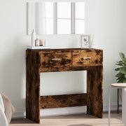 Kaptafel 80x39x80 cm gerookt eiken met spiegel