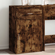Opbergkast 56,5x39x90 cm bewerkt hout gerookt eiken