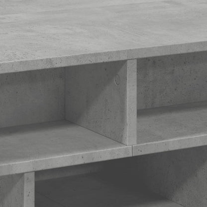 Salontafel 70x70x29 cm bewerkt hout betongrijs