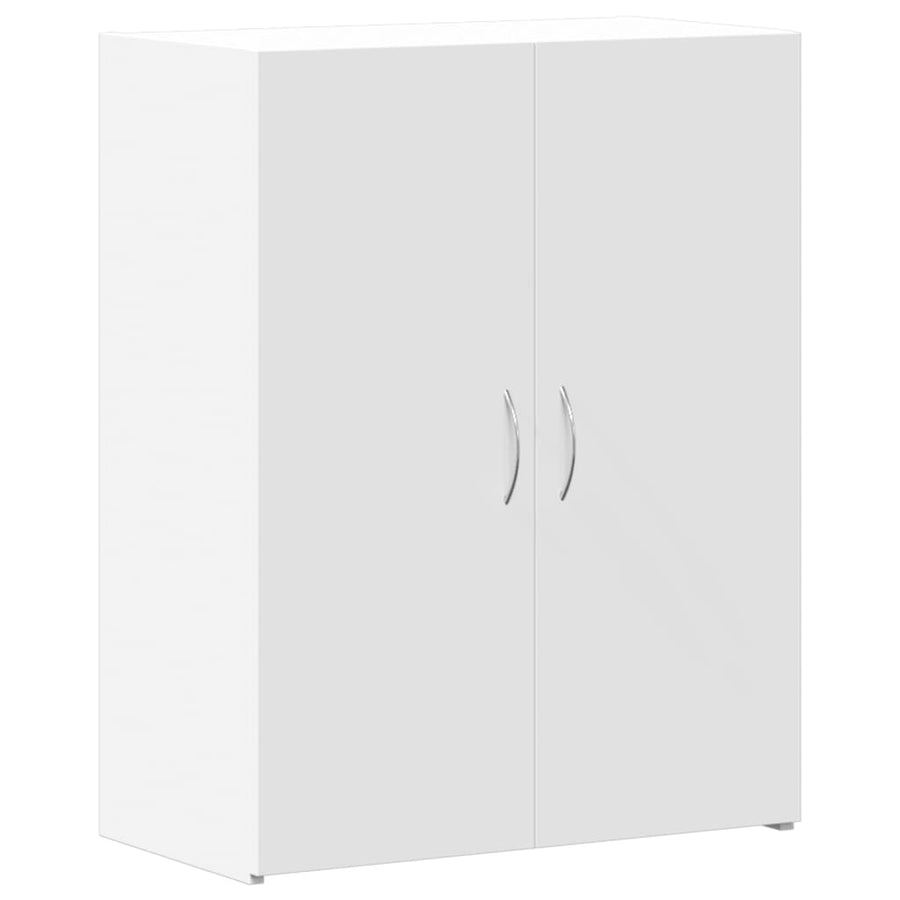 Archiefkast 60x32x77,5 cm bewerkt hout wit