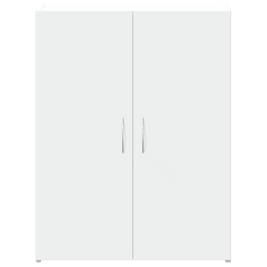 Archiefkast 60x32x77,5 cm bewerkt hout wit