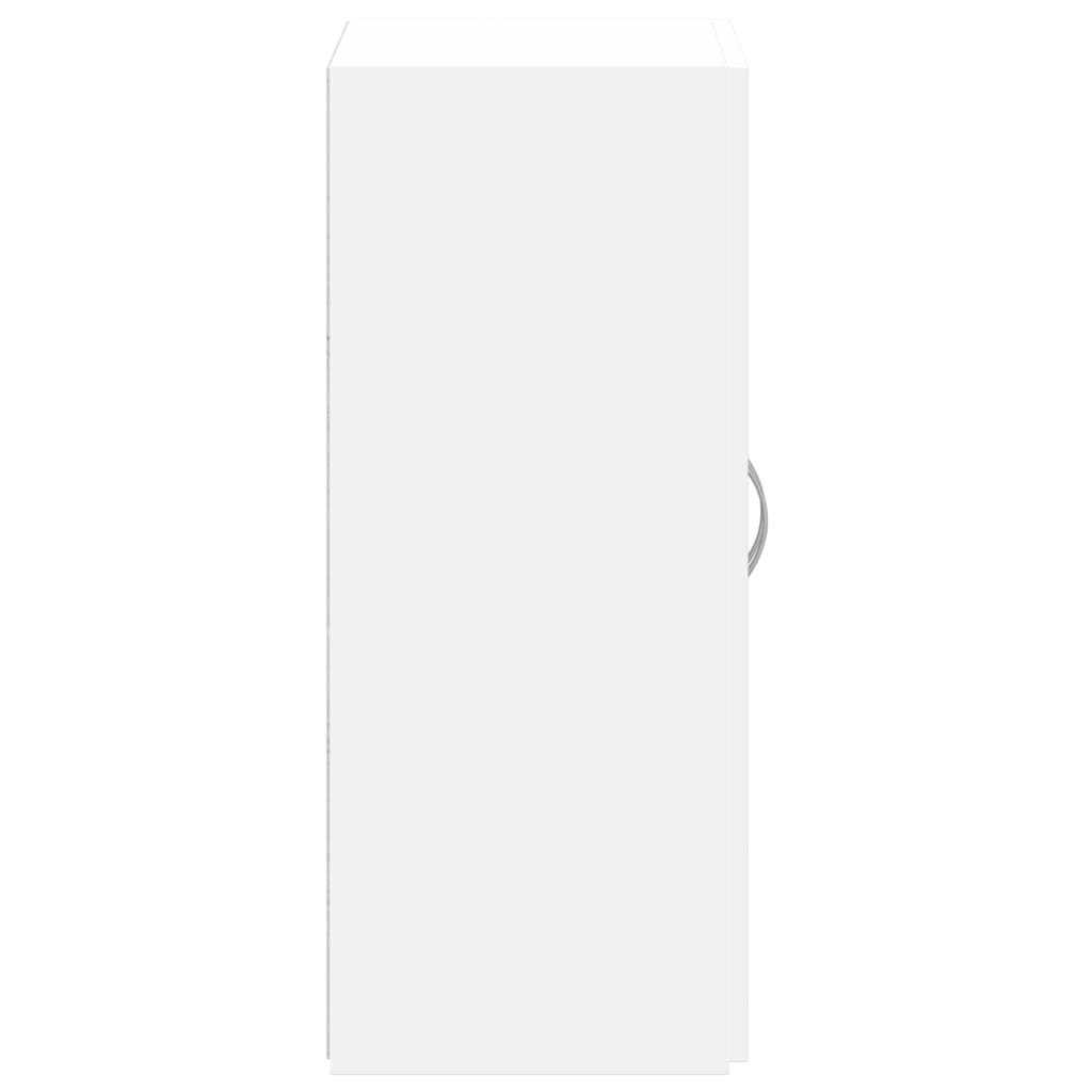 Archiefkast 60x32x77,5 cm bewerkt hout wit