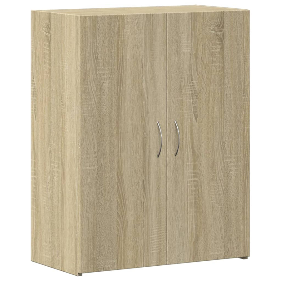 Archiefkast 60x32x77,5 cm bewerkt hout sonoma eikenkleurig