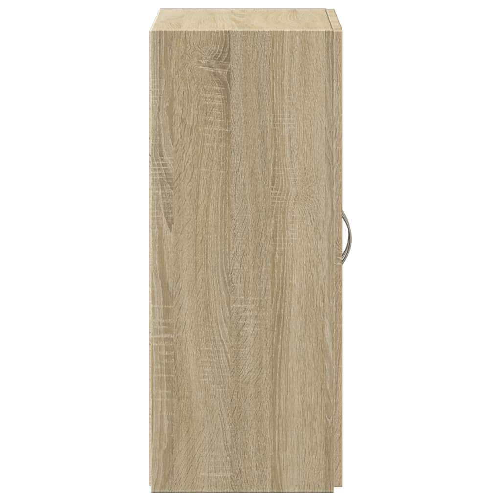 Archiefkast 60x32x77,5 cm bewerkt hout sonoma eikenkleurig