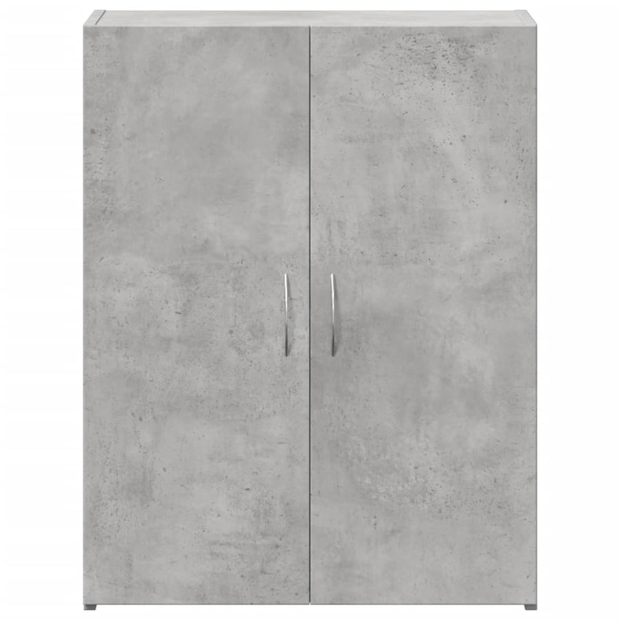 Archiefkast 60x32x77,5 cm bewerkt hout betongrijs