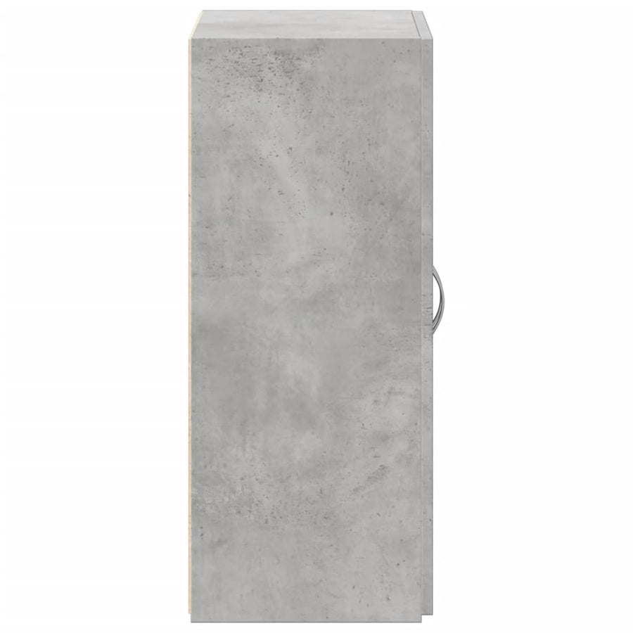 Archiefkast 60x32x77,5 cm bewerkt hout betongrijs