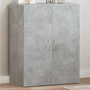 Filing cabinet 60x32x77.5 cm engineered wood concrete grey