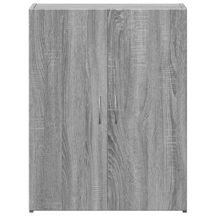 Archiefkast 60x32x77,5 cm bewerkt hout grijs sonoma eiken