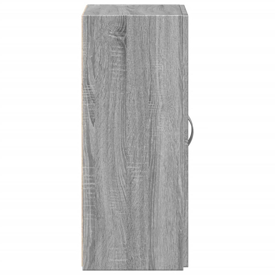 Archiefkast 60x32x77,5 cm bewerkt hout grijs sonoma eiken