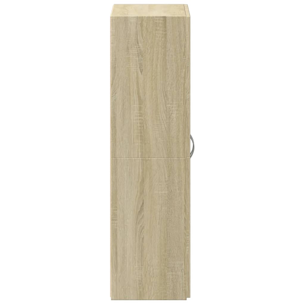 Archiefkast Bewerkt Hout Kleurig 60 x 32 x 115 cm