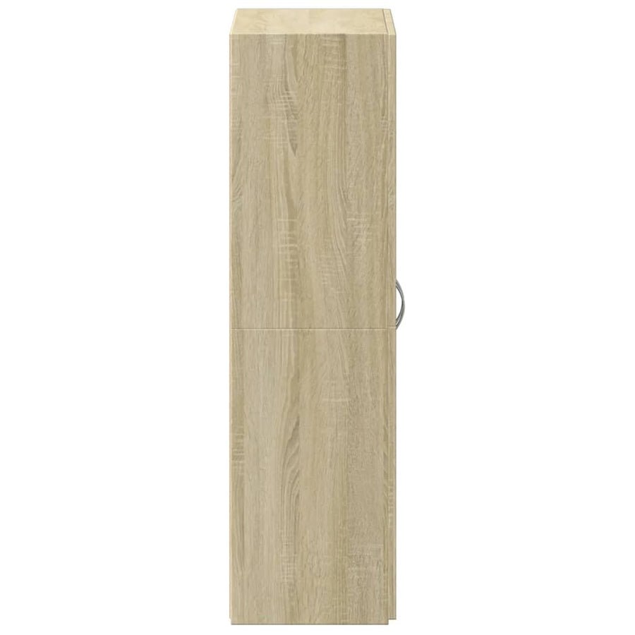 Archiefkast Bewerkt Hout Kleurig 60 x 32 x 115 cm