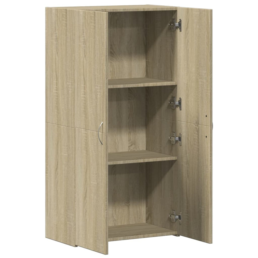 Archiefkast Bewerkt Hout Kleurig 60 x 32 x 115 cm