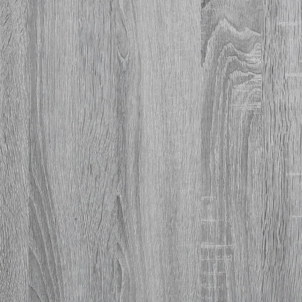 Archiefkast 60X32X115 Cm Bewerkt Hout Grijs Sonoma Eikenkleurig