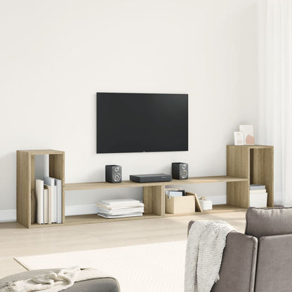 Tv-Meubelen 2 St 100X30X50 Cm Bewerkt Hout Kleurig 100 cm
