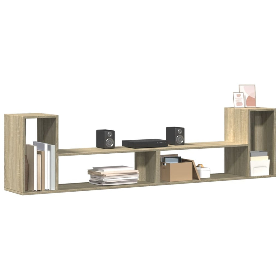 Tv-Meubelen 2 St 100X30X50 Cm Bewerkt Hout Kleurig 100 cm